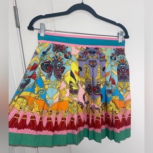 Pink Paisley Skirt Set